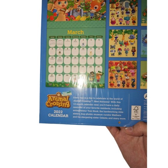 Animal Crossing New Horizons 2022 Calendar Collectible Official Nintendo New - Picture 5 of 11